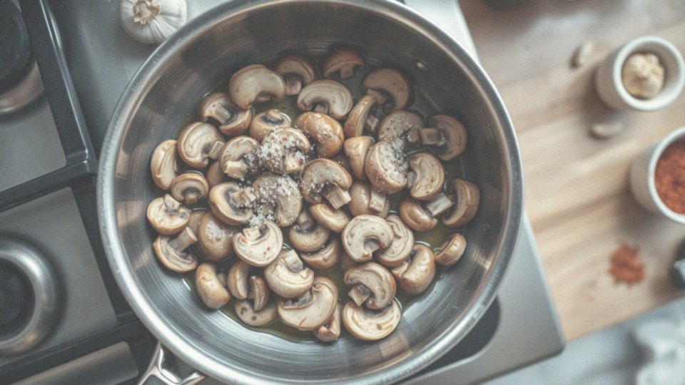 Jak przyprawić smażone pieczarki?