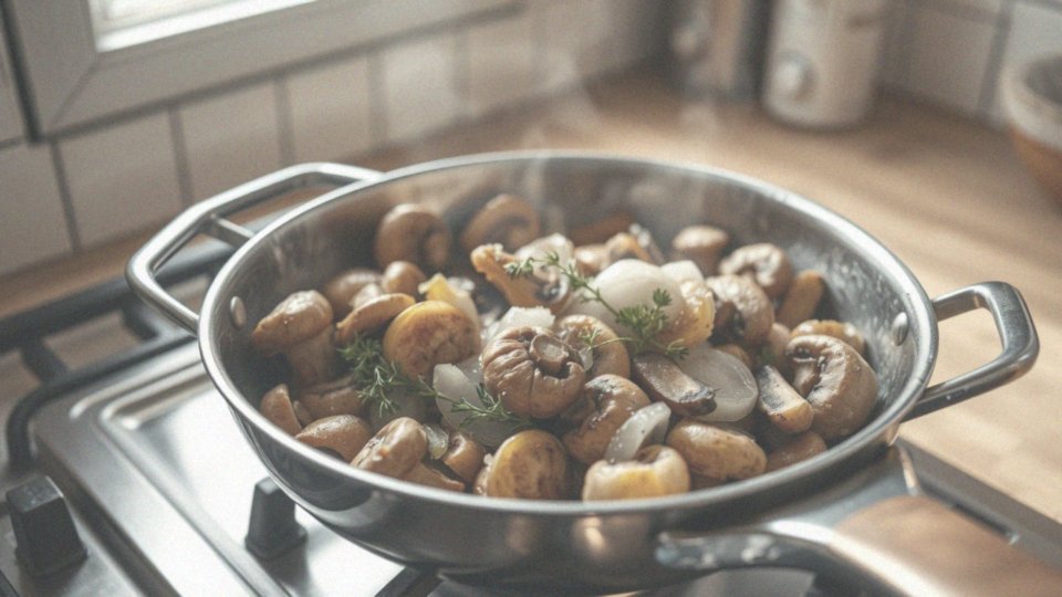 Co dodać do smażonych pieczarek, żeby były smaczniejsze?
