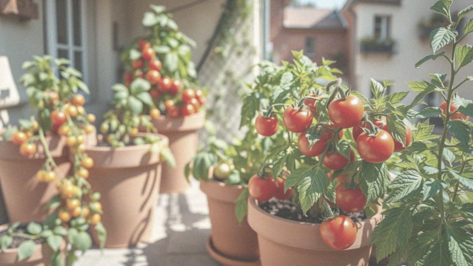 Kiedy trwa okres zbiorów pomidorów sadzonych w doniczkach?