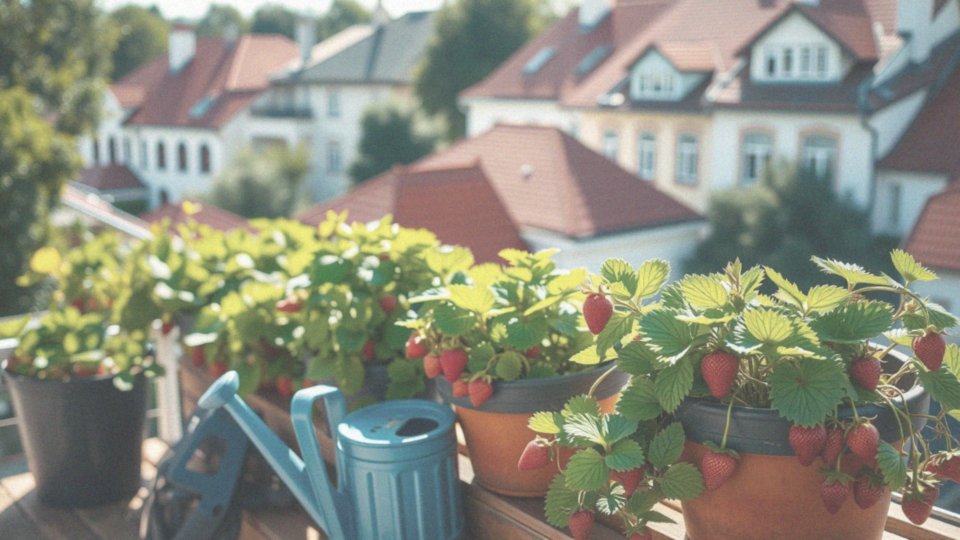 Jakie warunki są potrzebne do udanej uprawy truskawek na balkonie?
