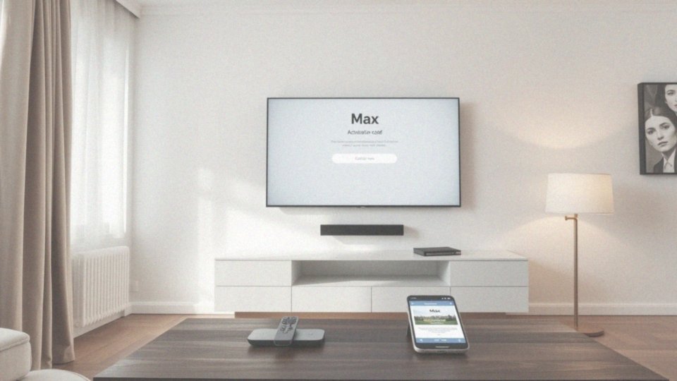 Jak działa proces aktywacji aplikacji Max na TV?