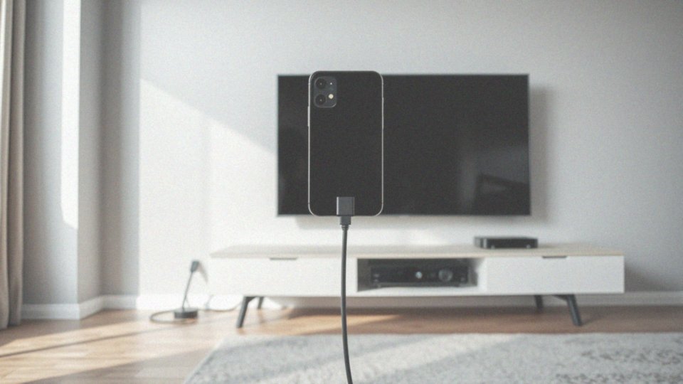 Jakie porty powinien mieć telefon do połączenia z telewizorem?