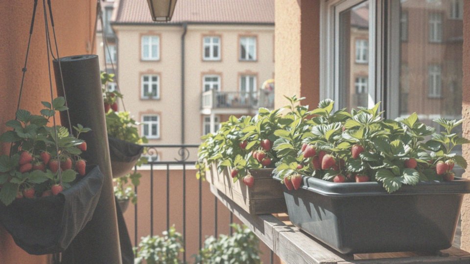 W jakich pojemnikach można uprawiać truskawki?