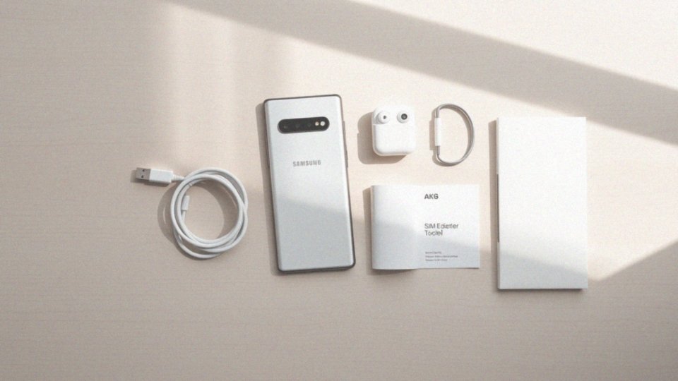 Co zawiera zestaw zakupowy Samsung S10?