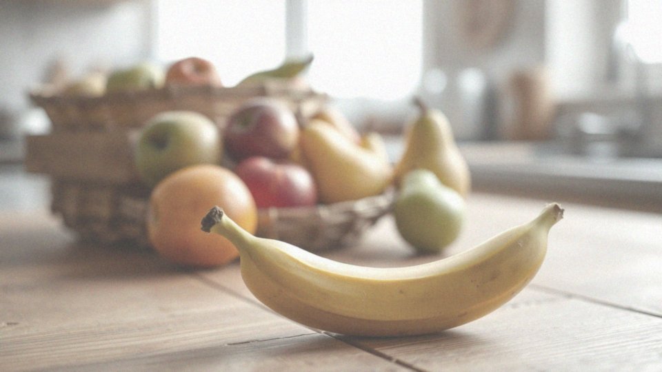 Ile kalorii ma mały banan?