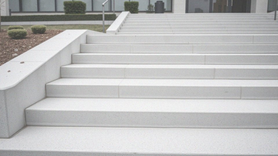 Jakie materiały są używane do produkcji okładzin na schody betonowe zewnętrzne?